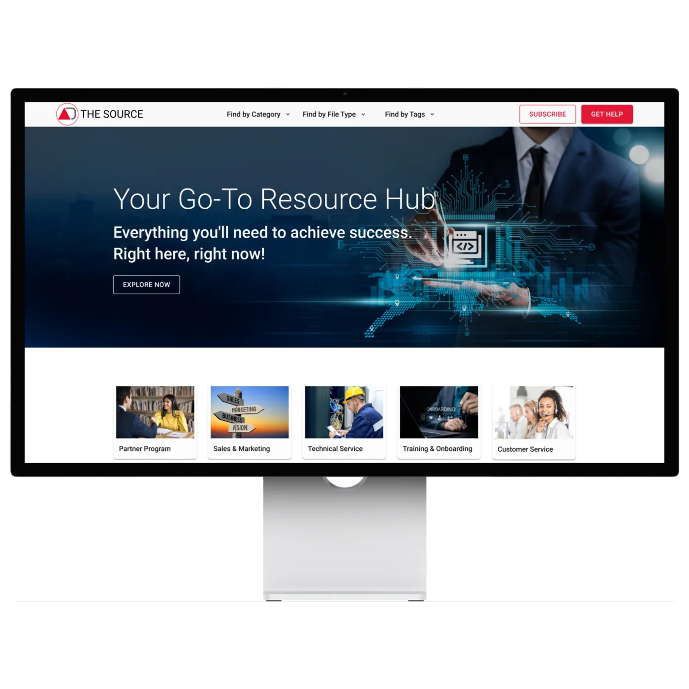 Delta Intelligent Building Technologies Resources Intranet Mockup
