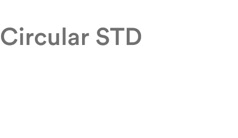 Circular STD typeface specimen used for Crowd Ease headings and body text