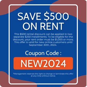 ANT Rentals $500 rental discount promotion