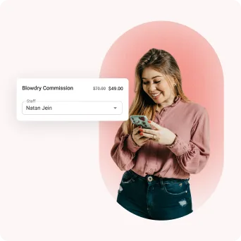 Yocale staff commission tracking — Blowdry Commission